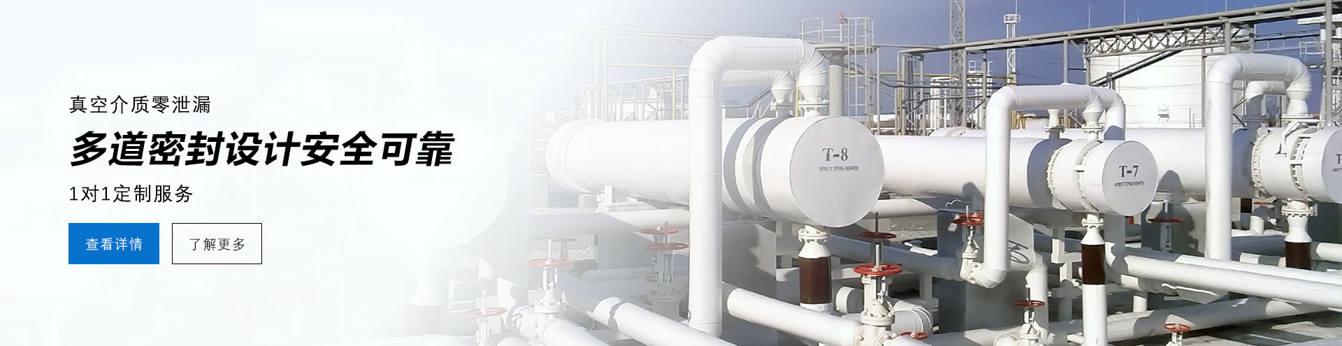 真空介質(zhì)零泄漏，多道密封安全可靠，1對1定制服務(wù)